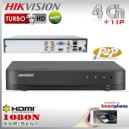 Hikvision 4Ch+ 1 IP HD 5en1 MD2.0 1080N HDMI VGA Satax1 Audiox1