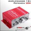 Mini Amplificador de Audio y Sonido | 20W + 20W