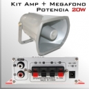 KIT Mini Amplificador de Audio y Sonido | 20W + 20W