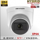 Hikvision 4en1 Turbo FHD DomeCam 1080p IR Sensor CMOS 2Mp 2.8mm