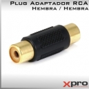 Adaptador Plug RCA Hembra a RCA Hembra | Copla RCA