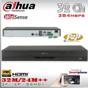 DHI-NVR5232-EI - NVR 32Ch 32M 384MBPS HDMI VGA Satax2 Dahua WizSense ANPR