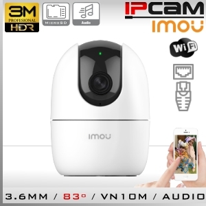 iMou cámara WiFi SmartHome 3M Movimiento Audio-Mic-Alarma IPC-A32EN-L