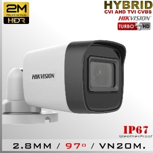 Hikvision 4en1 Turbo FHD BoxCam IR Sensor CMOS 2Mp 2.8mm