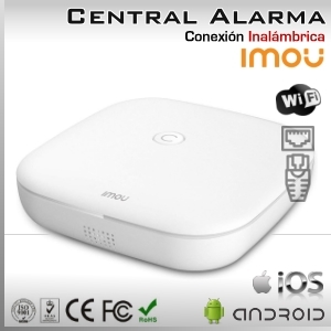 Central Alarma Inalámbrica WiFi 2.4Ghz y Ethernet iMou ARC2000E-SW