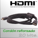 Cable HDMI - 20 Mts. - Cordón reforzado