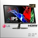 Monitor 22" IPS Slim FullHD LG Led Wide Screen - Televisor CCTV