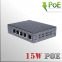 Switch POE 4 bocas (5 puertos) - 15W