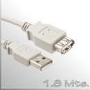 Extensión cable USB - 1.8 Mts.