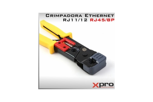 Ponchadora Crimpadora Rj45 Rj11 Rj12 Cable Red Lan Ethernet