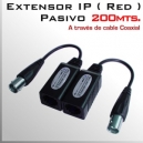 Extensor IP ( red ) Pasivo - Via cable Coaxial 200mts.