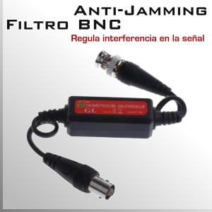 Filtro BNC - Video Anti-jamming | Video Balun Ground Loop Isolator