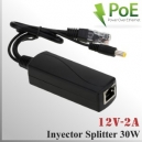 A POE - INYECTOR PoE SPLITTER 1 BOCA - 30W IN | 12V-2A OUT