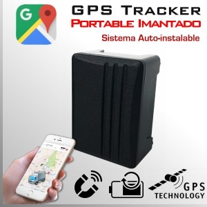 GPS Tracker Portable - Batería 12000mA Larga duración