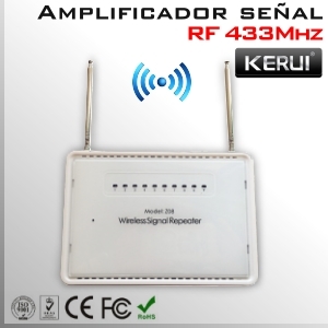 Amplificador repetidor de señal RF | KERUI