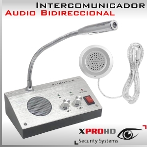 Intercomunicador con audio bidireccional Micrófono y Parlante - Citofono