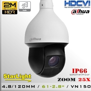 DH-HAC-HFW1239TN-A-LED - BoxCam Dahua Starlight Profesional Sensor CMOS 2MP Hibrida - Audio