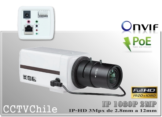 Camara IP Digital BoxCam XPROHD - Sensor SONY 720p - SONY 1080p - Antivandalica - Vandalproof - IP66 - IP67 - Vandalproof - Weatherproof - Onvif - POE - NVR