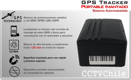 Localizador GPS Portable TK303 XPORHD - Batería 12000mA - GPS Espia Satelira Red - SIM card Tarjeta