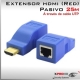 Extensor HDMI Pasivo ( Tx & Rx ) vía cable UTP 25M Max