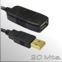 Extensión cable USB - 20 Mts. - Activo