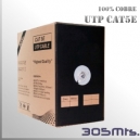 Cable UTP CAT5E CU 100% Cobre Multifilar - 305 Mts.