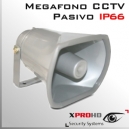 MEGAFONO CCTV Pasivo | Altavoz | Alta Potencia | IP66