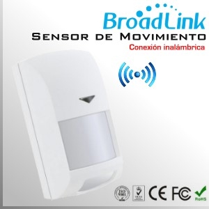 Sensor Inalámbrico de movimiento PIR ( RF ) by Broadlink