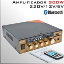 Amplificador Bluetooth de Audio y Sonido Alta Potencia | 300W