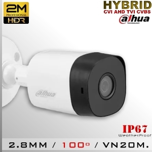 DH-HAC-B1A21N - BoxCam Dahua Smart IR Profesional Sensor CMOS 1080p 2Mp Hibrida