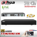 DHI-NVR5232-8P-4KS2 - NVR 32Ch 4K 12M HDMI VGA Satax2 Dahua
