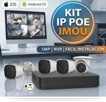 KIT IP IMOU POE y WiFi