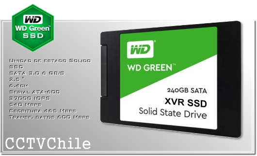 Western Digital Green - Duro Estado solido - 240GB - HDD DVR XVR